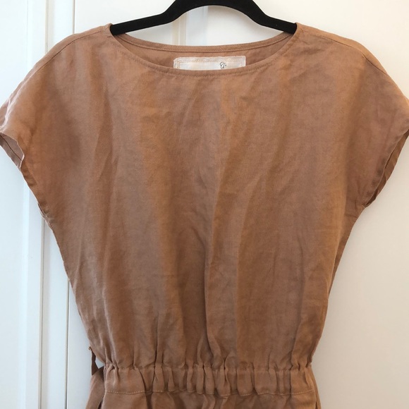 Linen dress ADELAIDE in MIDI length - Picture 2 of 4